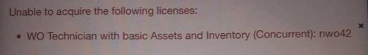 Unable to Acquire License Error Reference 1